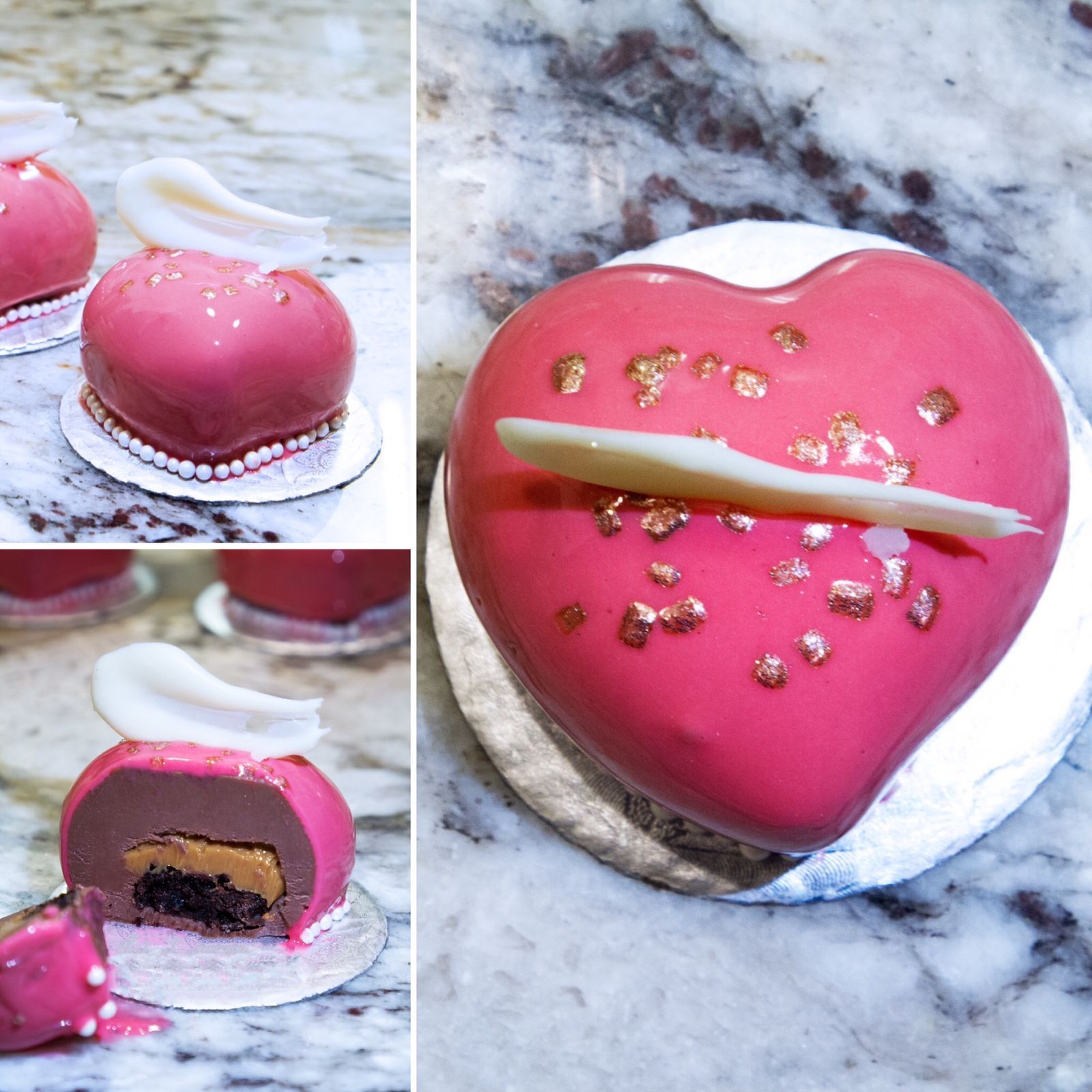 Marble cake with mirror glaze Recipe by Sadia Asif - Cookpad