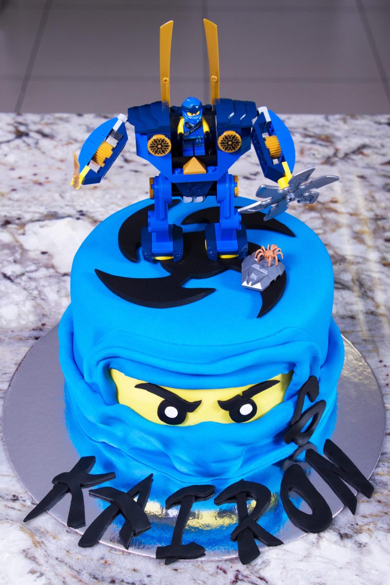 Blue Ninjago Cake