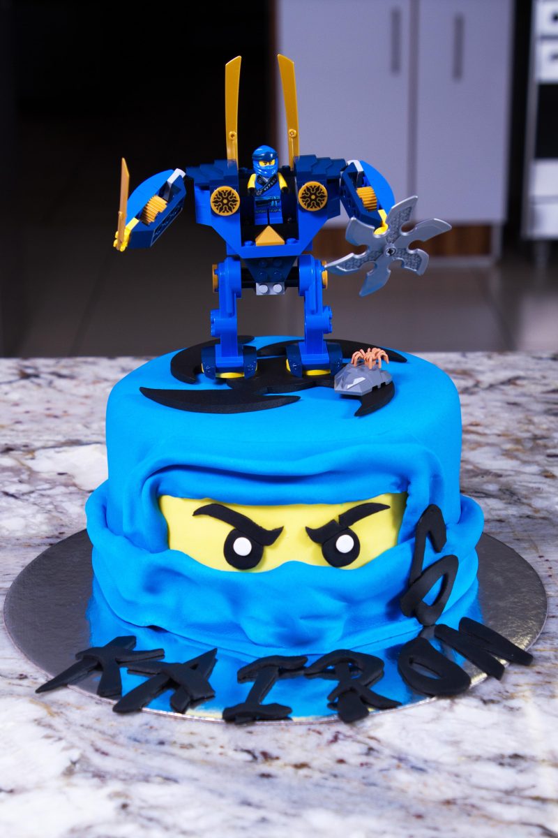 Blue Ninjago Cake