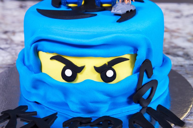 Blue Ninjago Cake