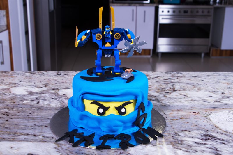Blue Ninjago Cake